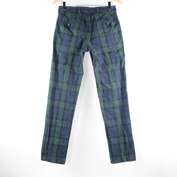 Club Monaco Davis Slim Men Dress Pants Plaid 28x32 - Picture 6 of 8